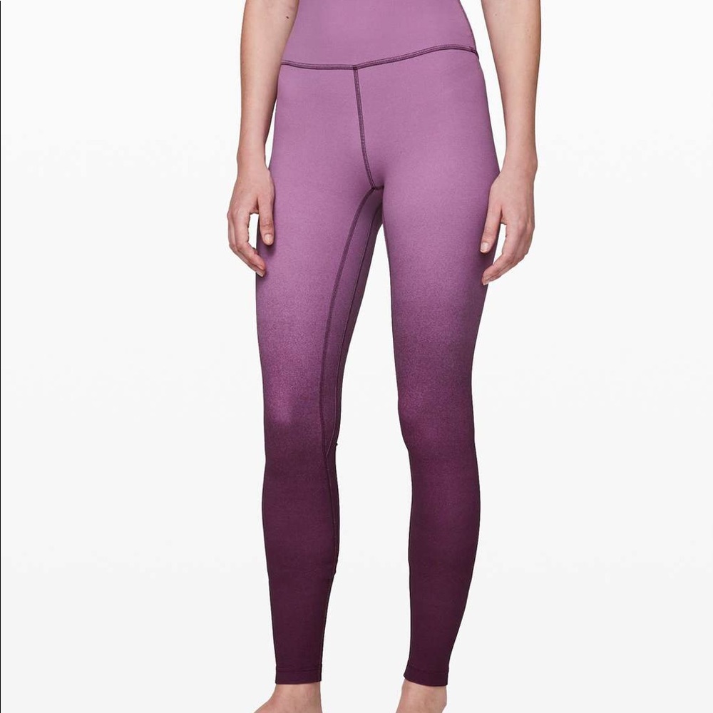 Pink Lululemon align leggings
